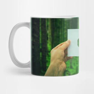 holding silent mode icon Mug